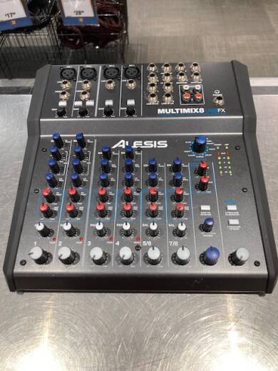 Alesis MultiMix 8 USB FX 8-channel Mixer With Effects And USB
